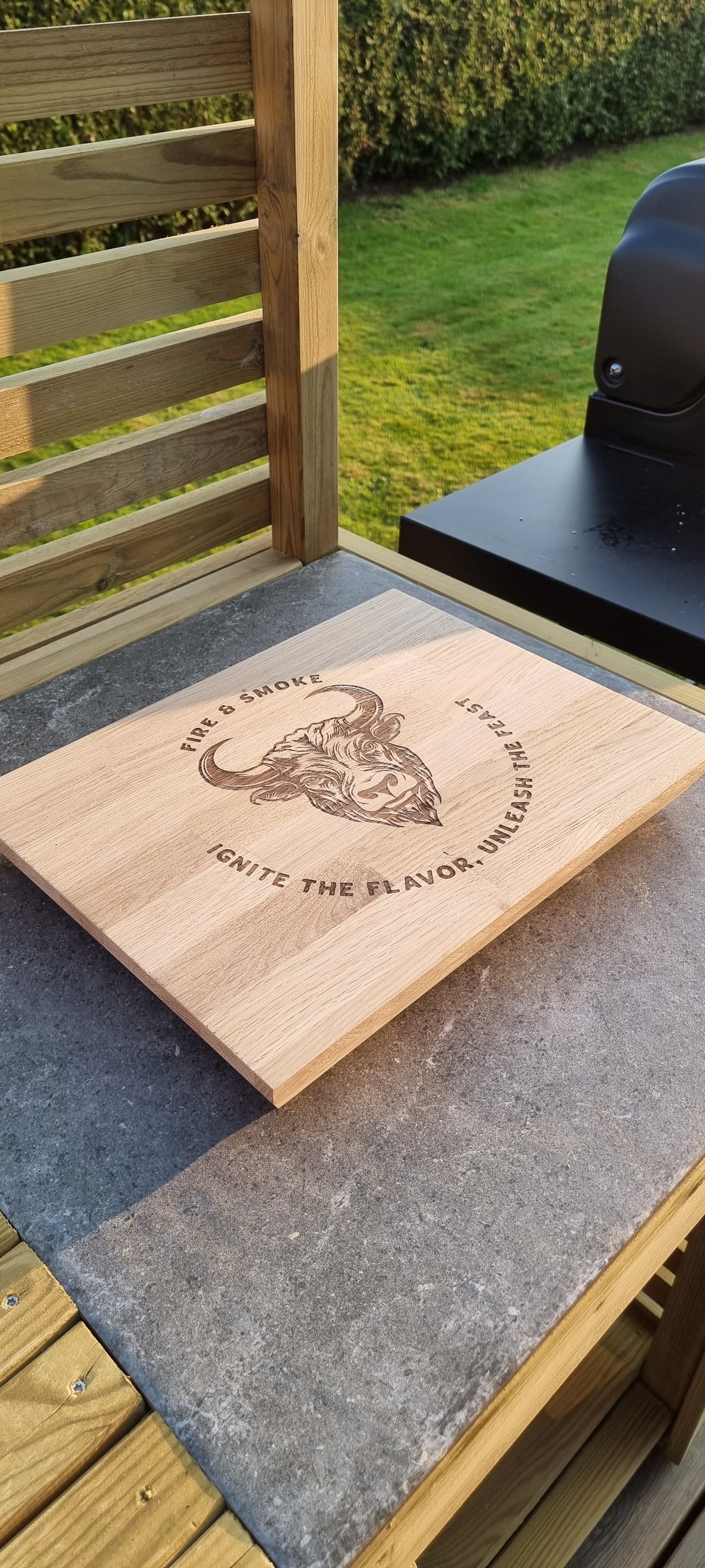 Fire & smoke Cuttingboard