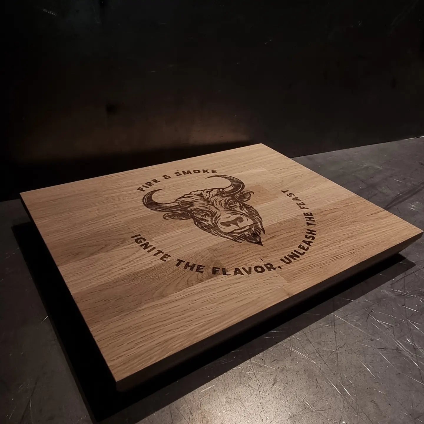 Fire & smoke Cuttingboard