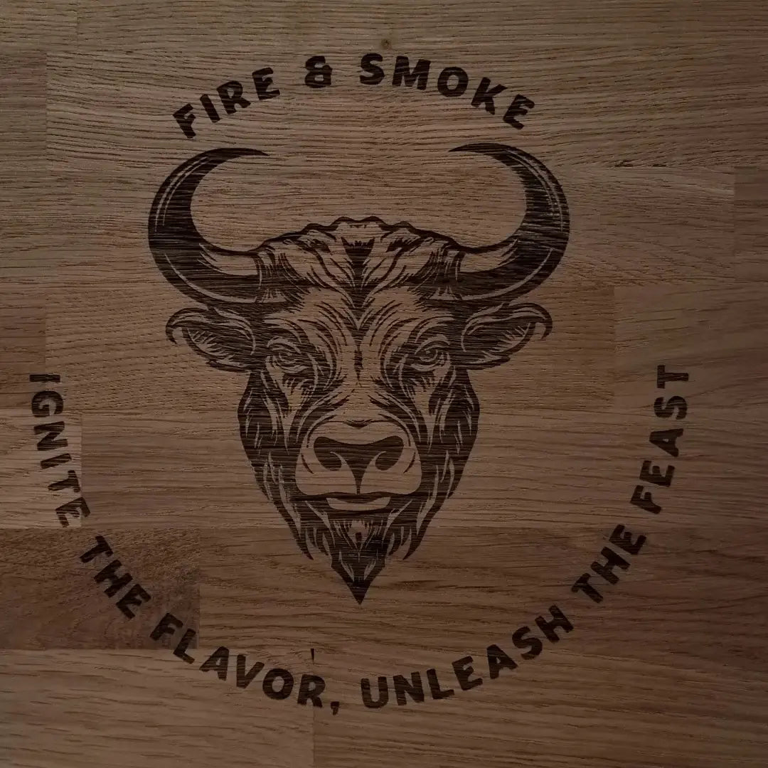 Fire & smoke Cuttingboard